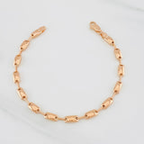 Rustic Adije Bracelet 5.65g / 8 in / 4.4mm Rose Gold 18K