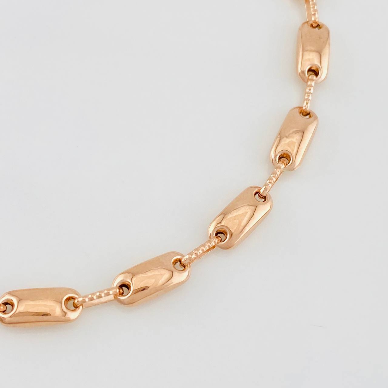 Rustic Adije Bracelet 5.65g / 8 in / 4.4mm Rose Gold 18K