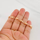 Rustic Adije Bracelet 5.65g / 8 in / 4.4mm Rose Gold 18K