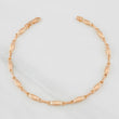 Pulso Rustico Eslabon 3.8g / 7 3/4 in / 3.25mm Oro Rosa 18K