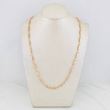 Cadena Rustica Eslabon 10.55g / 24 in / 3.45mm Oro Rosa 18K