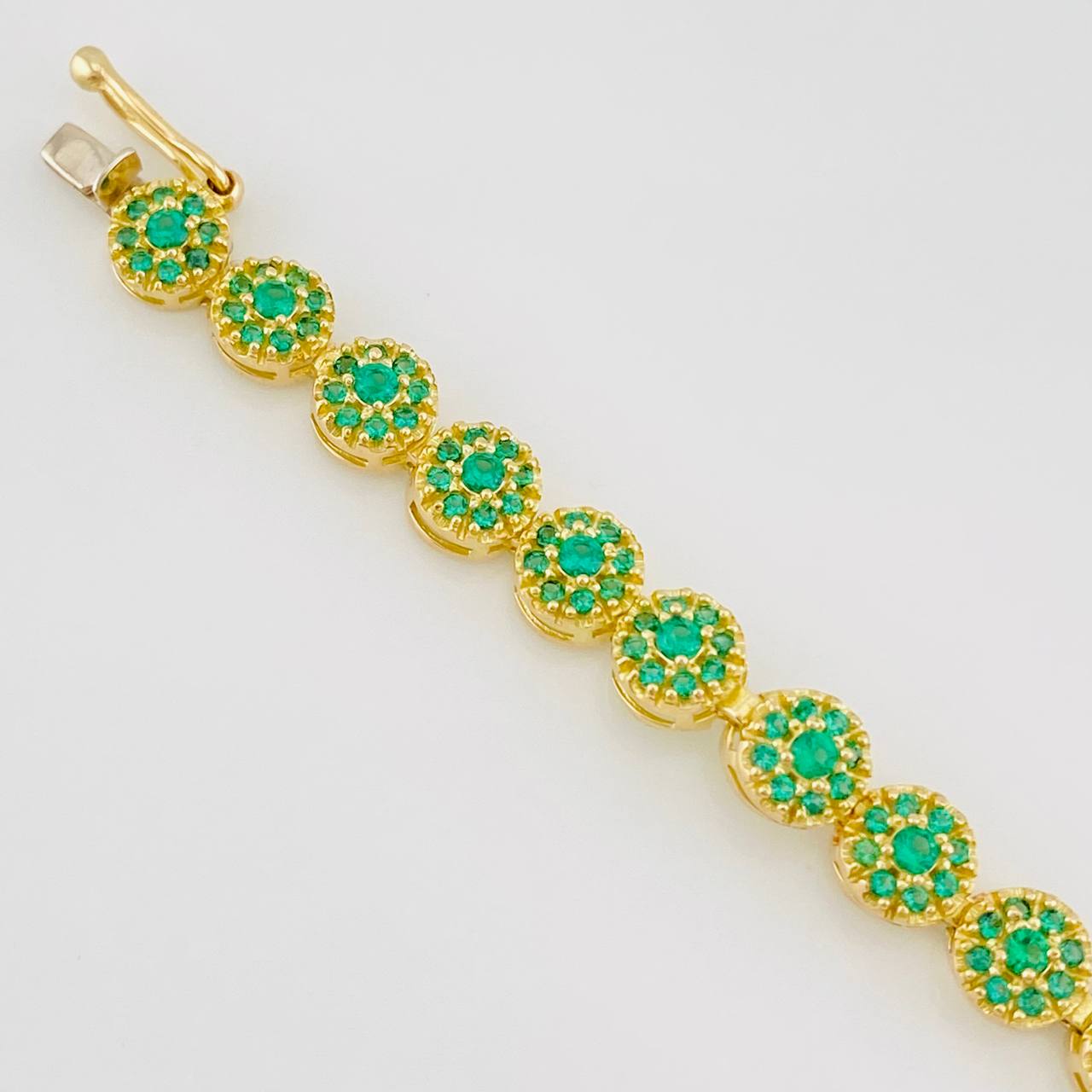 Bracelet Circles 11.5g / 7 1/4 in / 5.2mm Yellow Gold 18K