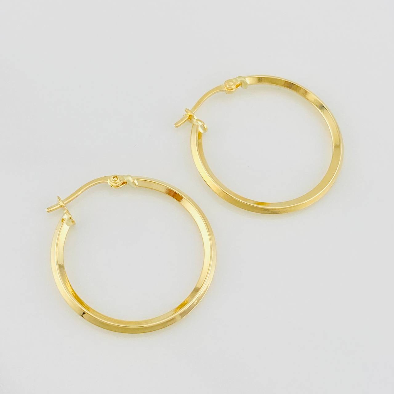 Hoop Earrings Clau 1.45g / 1 in Yellow Gold 18K