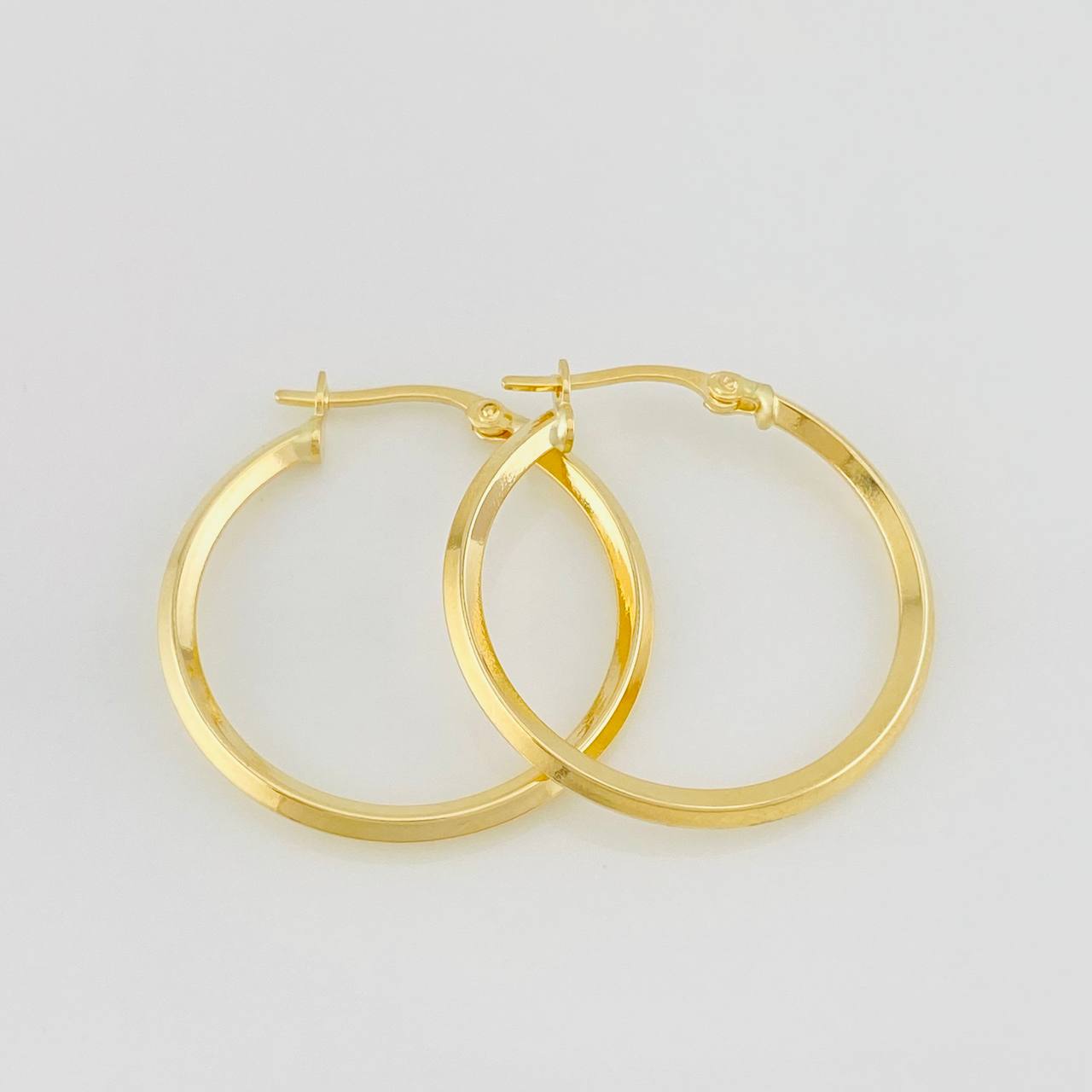Hoop Earrings Clau 1.45g / 1 in Yellow Gold 18K