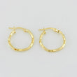 Candongas Tata 1g / 3/4 in Oro Amarillo 18K