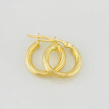 Hoop Earrings Lore 1.6g / 3/4 in 18K Yellow Gold