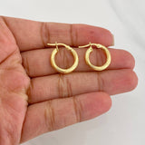 Hoop Earrings Lore 1.6g / 3/4 in 18K Yellow Gold