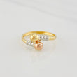 You and Me Ring 1.25g / T8 Three Golds 18K
