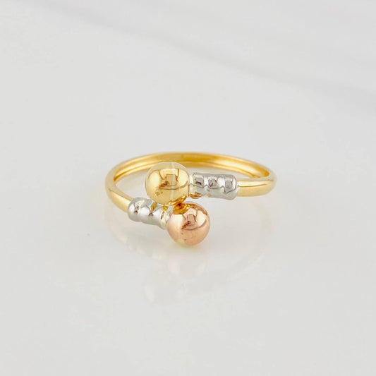 You and Me Ring 1.25g / T8 Three Golds 18K