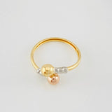 You and Me Ring 1.25g / T8 Three Golds 18K