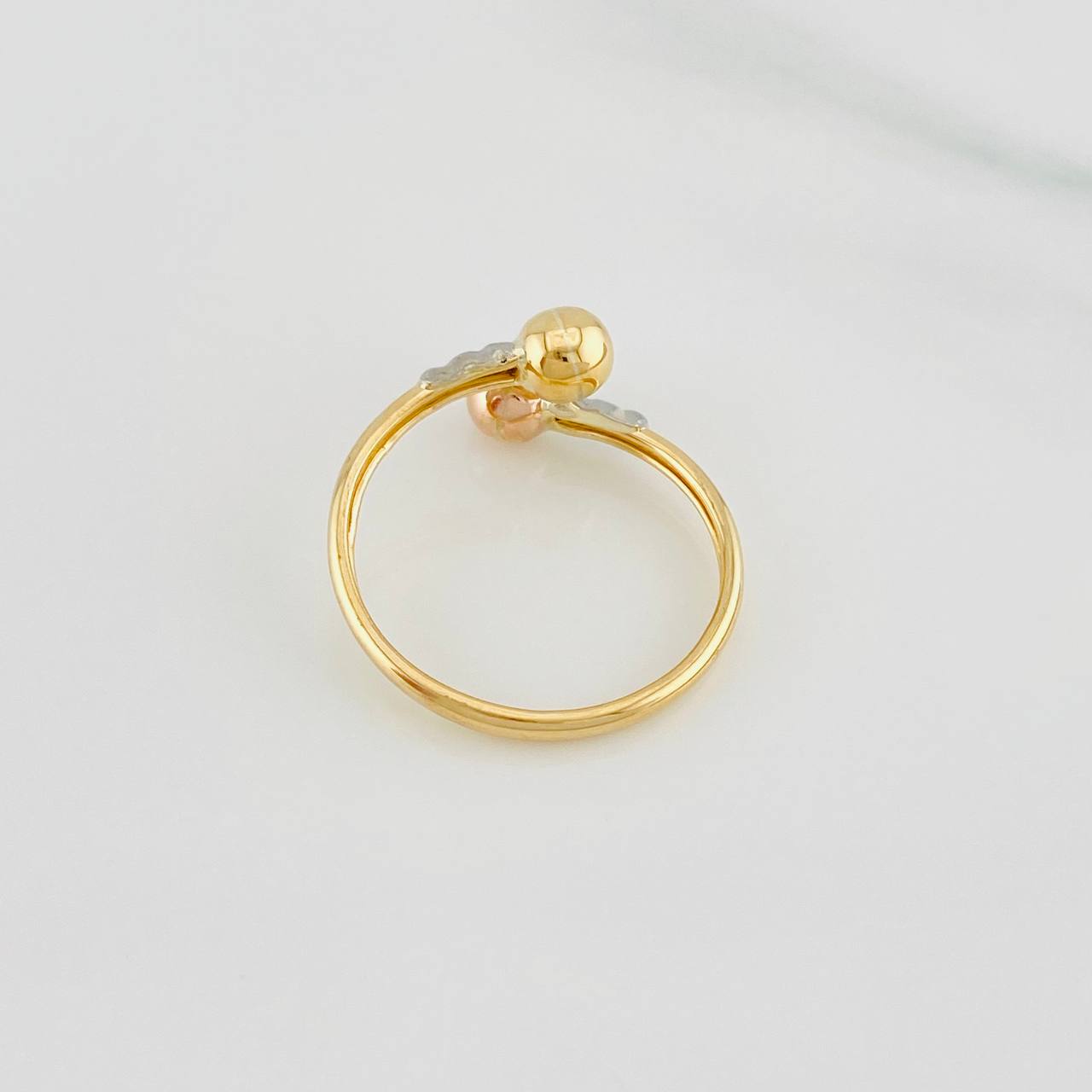 You and Me Ring 1.25g / T8 Three Golds 18K