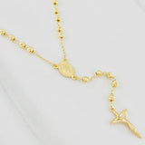 Rosary Miraculous Virgin 10.3g / 24 in / 4mm Yellow Gold 18K