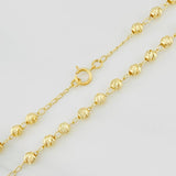 Rosary Miraculous Virgin 10.3g / 24 in / 4mm Yellow Gold 18K