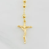 Rosary Miraculous Virgin 10.3g / 24 in / 4mm Yellow Gold 18K