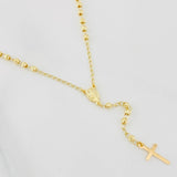 Miraculous Virgin Rosary 5.85g / 22 in / 3mm Yellow Gold 18K