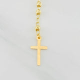 Miraculous Virgin Rosary 5.85g / 22 in / 3mm Yellow Gold 18K