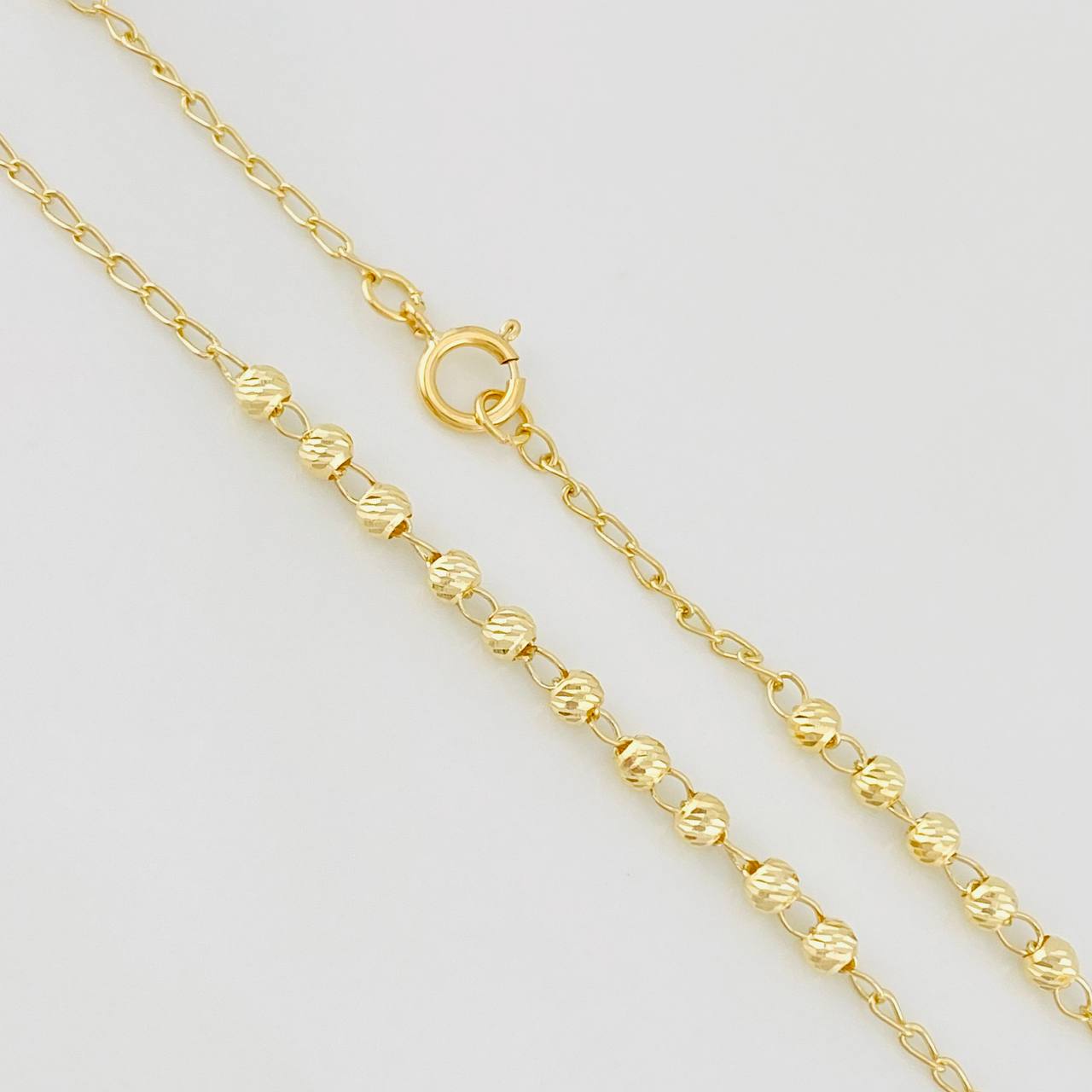 Miraculous Virgin Rosary 5.85g / 22 in / 3mm Yellow Gold 18K