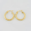 Candongas Mary 1.7g / 3/4 in Oro Amarillo 18K