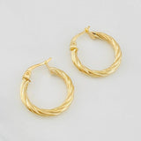 Candongas Mary 1.7g / 3/4 in Oro Amarillo 18K