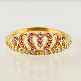 Anillo Corona 1.65gr / T7 / Oro Amarillo 18K