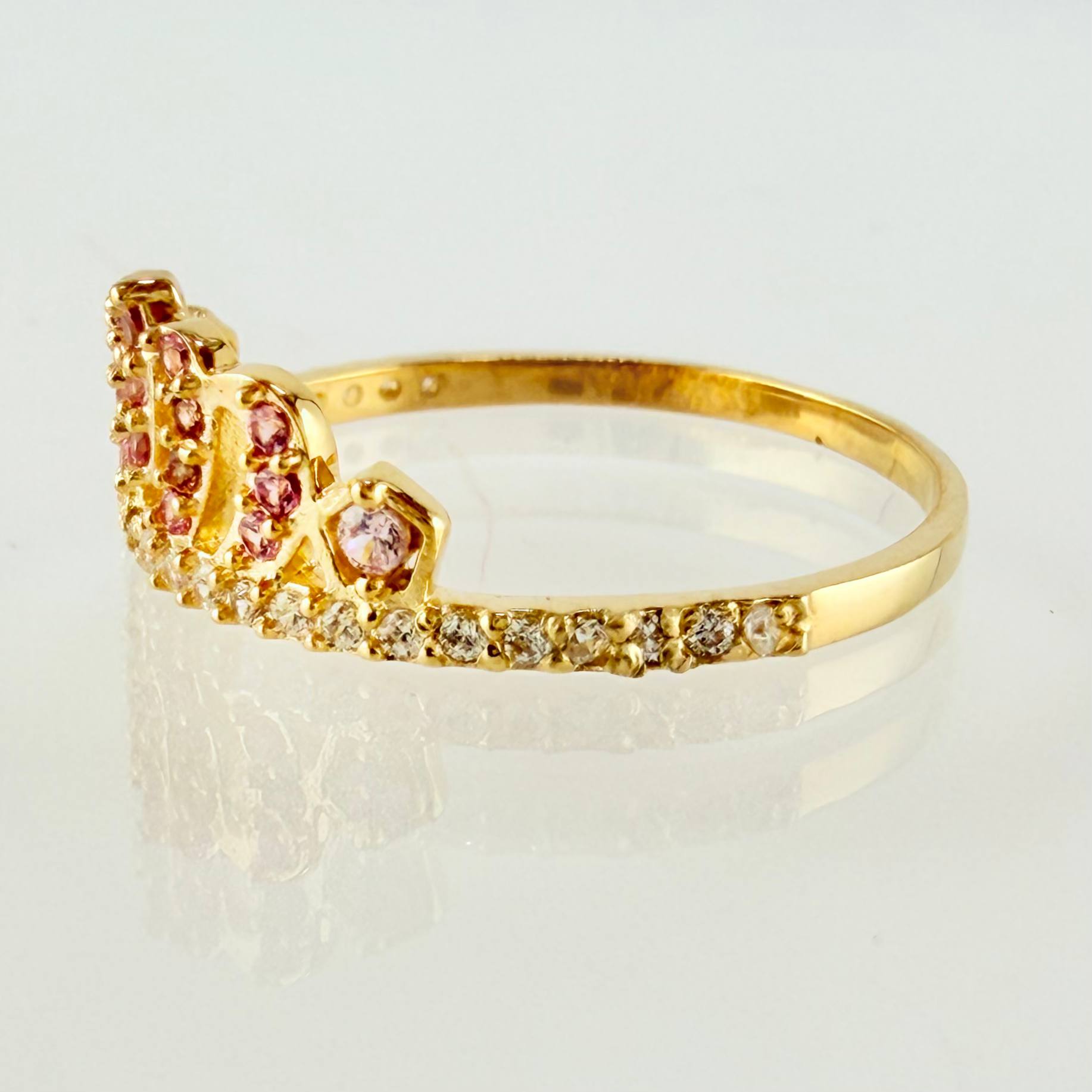 Anillo Corona 1.65gr / T7 / Oro Amarillo 18K