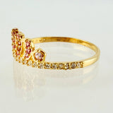 Anillo Corona 1.65gr / T7 / Oro Amarillo 18K