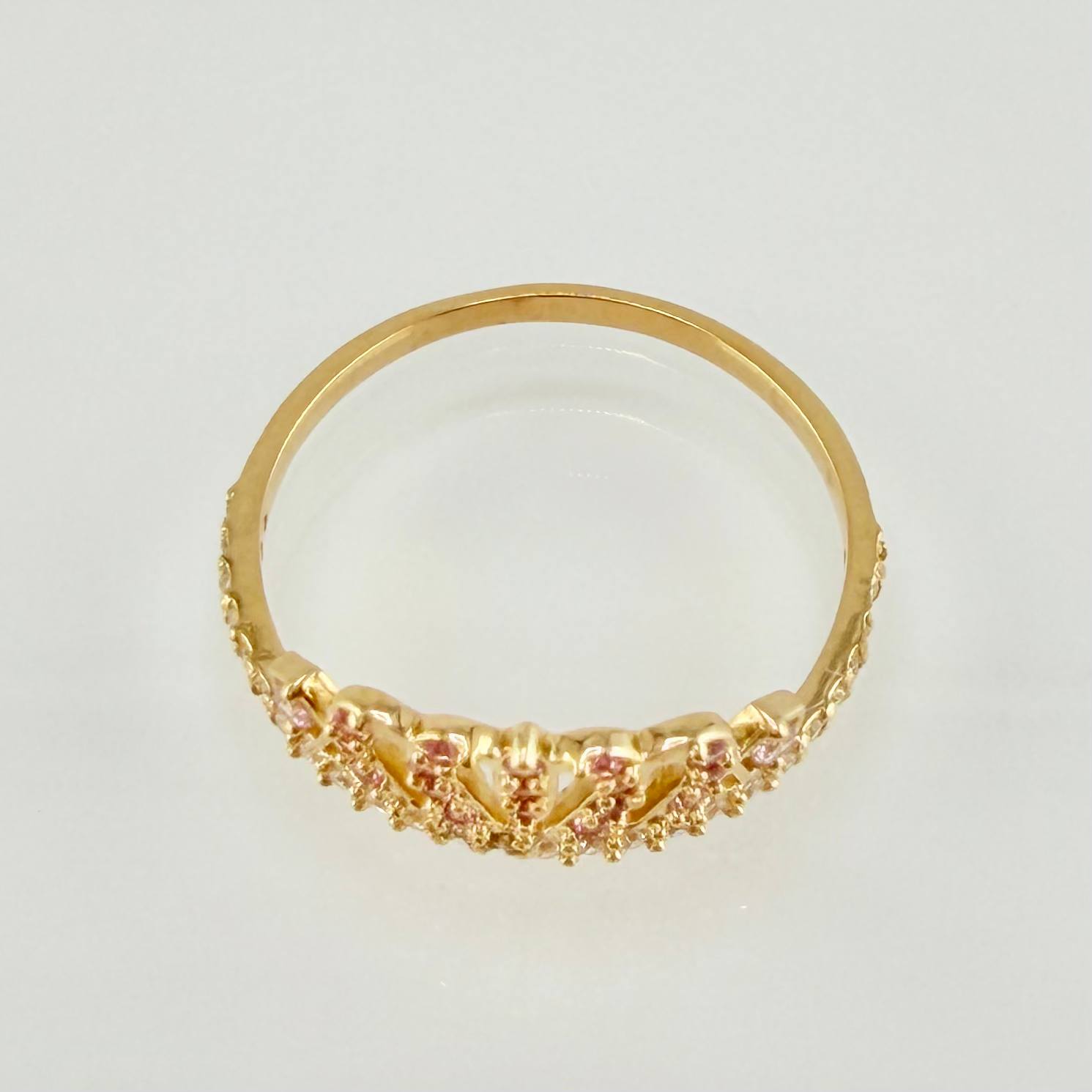 Anillo Corona 1.65gr / T7 / Oro Amarillo 18K