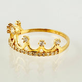Anillo  Corona 1.5gr / T7 / Oro Amarillo 18K ©