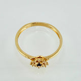Anillo Flor 2.15gr / 7 3 /4 / Oro Amarillo 18K