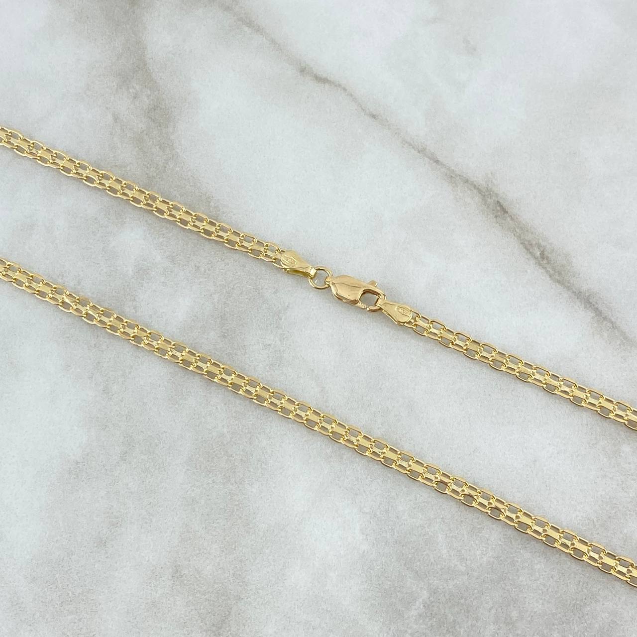 Cadena China 5.4gr / 60cm / 3mm Oro Amarillo +0 18K
