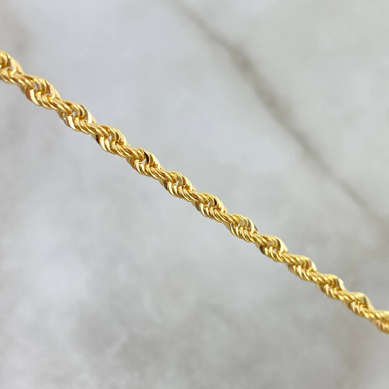Pulso Lazo 2.45gr / 21cm / 2.8mm Oro Amarillo +3 18K