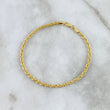 Pulso Lazo 2.4gr / 21cm / 2.8mm Oro Amarillo +3 18K