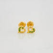 Topos Silueta Corazón 0.8 g / in / 5.9 mm Oro Amarillo 18K