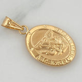 Dije Arcangel San Miguel 1.15gr / 1 in / Oro Amarillo 18K %