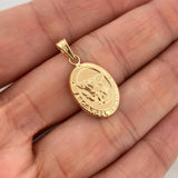Dije San Miguel Arcangel 1.15g / 1 in Oro Amarillo 18K