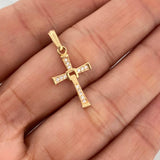 Dije Cruz Articulada 1gr / 1 in / Oro Amarillo 18K %