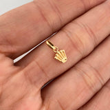 Dije Corona 0.3gr / 1/2 in / Oro Amarillo 18K %