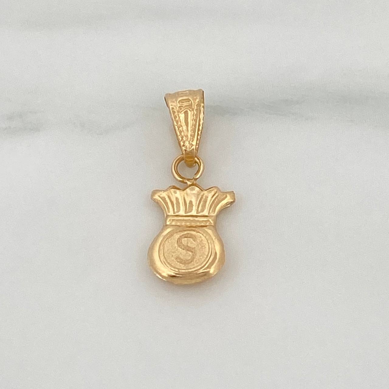 Dije Bolsa Dinero 0.55gr / 3/4 in / Oro Amarillo 18K %