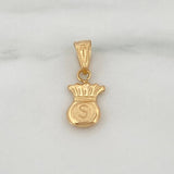 Dije Bolsa Dinero 0.55gr / 3/4 in / Oro Amarillo 18K %