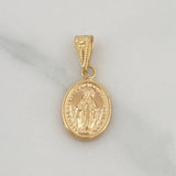Miraculous Virgin Pendant 0.7gr / 3/4 in / 18K Yellow Gold %