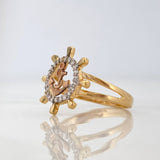 Anillo Ancla 2.75gr / T6 1/4 / Tres Oros 18K $