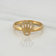 Anillo Corona 1.2gr / T6 / Oro Amarillo 18K $