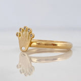 Anillo Corona 1.2gr / T6 / Oro Amarillo 18K $