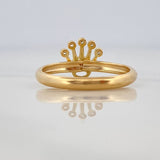 Anillo Corona 1.2gr / T6 / Oro Amarillo 18K $