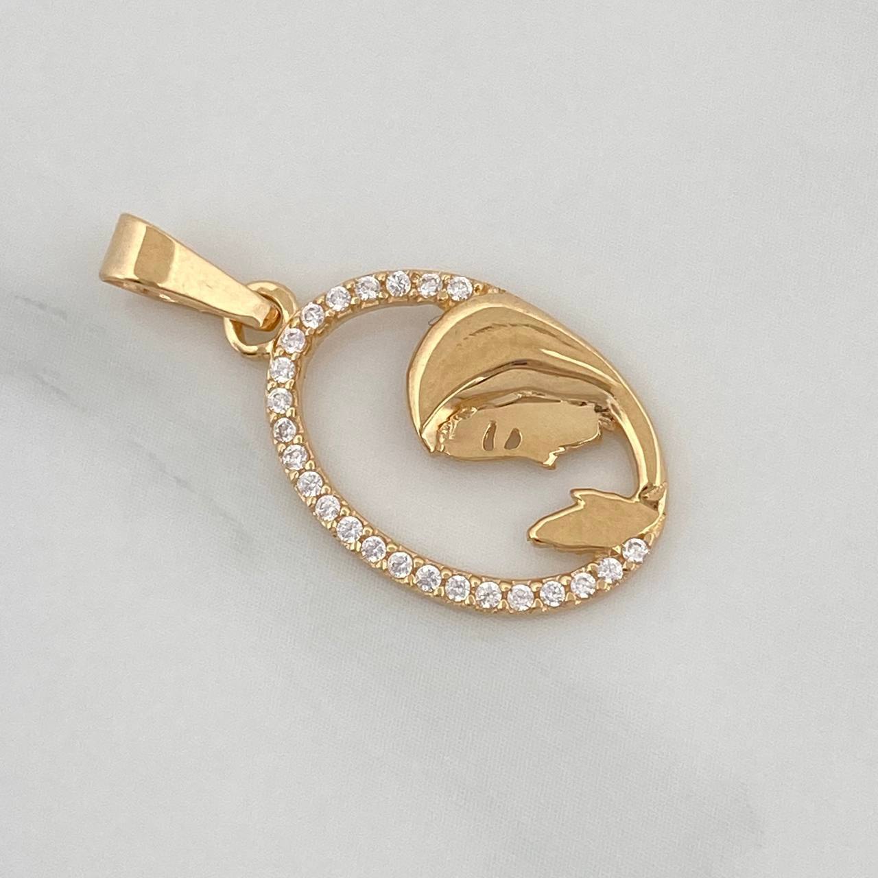 Dije Virgen Maria 1.05gr / 1 in / Oro Amarillo 18K %
