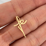 Dije Cruz Fe 0.9gr / 3/4 in / Oro Amarillo 18K %