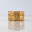 Ring Cross Our Father 8.85gr / T7 1/4 / Yellow Gold 18K $