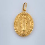 Dije Virgen Milagrosa 1.95gr / 1 1/4 in / Oro Amarillo 18K $