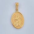 Dije Virgen Maria Auxiliadora 2.3gr / 1 1/2 in / Oro Amarillo 18K $