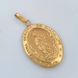 Dije Virgen De Guadalupe 3.05gr / 1 3/4 in / Oro Amarillo 18K $